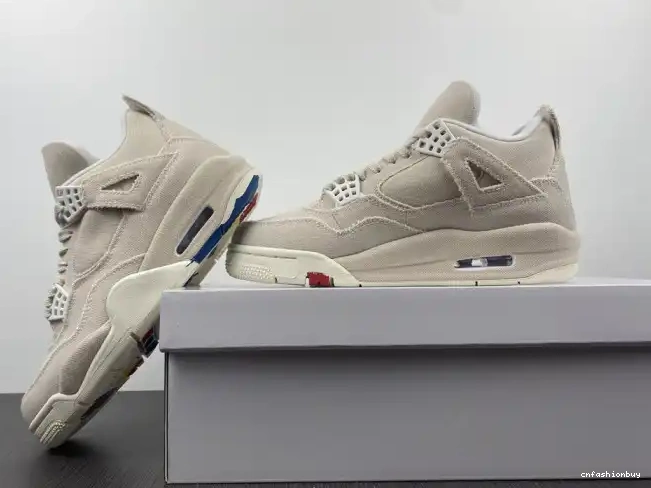 (W) Jordan Blank 4 Canvas Retro DQ4909-100 0704